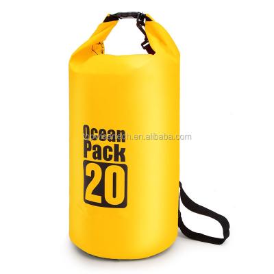 China Unisex Floating 500D PVC Backpack Tarpaulin Waterproof Dry Bag With Custom Logo for sale