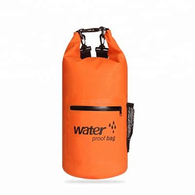 China Waterproof Backpack 10L Dry Bag Waterproof Double Straps Bag With Zipper Drybag Pouch For Swimming&Boating&Sailing&Kayaking&Snowboarding for sale