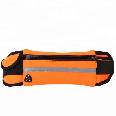 China Water Proof Waist Pack Bum Bag Waterproof Waistpack Lightweight Fanny Pack Bag Bumbag With Earphone Jack For Running Hiking Recycling Walking for sale