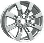 China Silver Cleaning 20 Inch Alloy Wheels / 6 Hole 5 Spoke Alloy Wheels Customization for sale