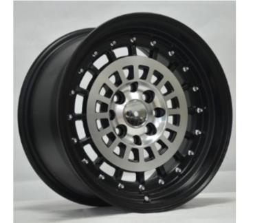 China Chrome car alloy wheels 15 inches alloy wheels Machine cut face for sale