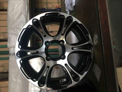 China 14x6.0 ET -10 114.3-139.7 black alloy wheels KIN -6002 Super Concave Design for sale