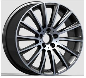 China 5 Hole 19 Inch Alloy Wheels Machine Cut Face For Car for sale