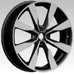 China High Polished 14 Inch Alloy Wheels Black With 5 Holes KIN-419 for sale