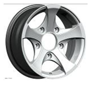 China 14 ET Polish 15 Inch Alloy Wheels Lightweight 5 Hole , 113 CB for sale