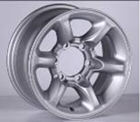 China Polished 6 Hole 15 Inch Lightweight Alloy Wheels Aluminum For Car for sale