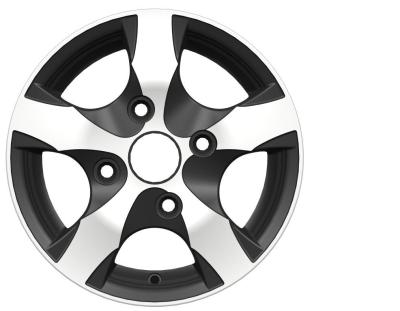 China Custom Chrome / Silver 12 Inch Lightweight Alloy Wheels For Automobile for sale