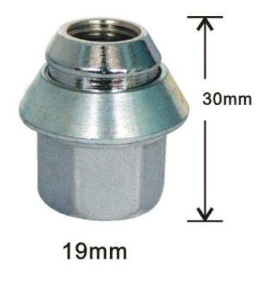 China Car Alloy Wheel Nut 30mm* 19mm for sale