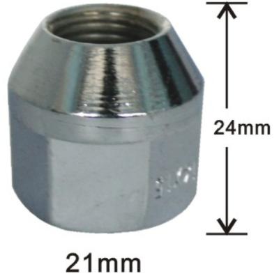 Cina Dado 24mm* 21mm della ruota della lega dell'automobile in vendita