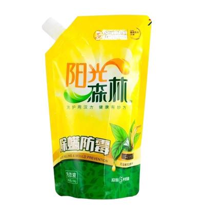 China Shock Resistance Laundry Detergent Tote Pouch Bag With Customized Printing for sale