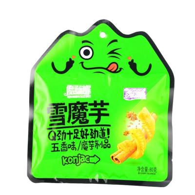 China High Quality Custom Moisture Proof Printing Special Shape Food Snack Bag for sale