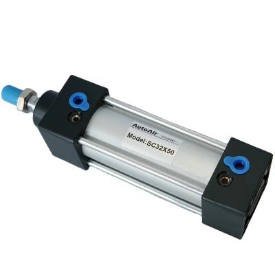 China Retail SC Series Aluminum Alloy Cylinders Pneumatic Pipe Aluminum Profile Pneumatic Cylinder Tube for sale