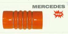 China Mercedes Truck Red Silicone Rubber Hose 0010947982 / Φ100*205 / 4 Layer 5mm Thickness for sale