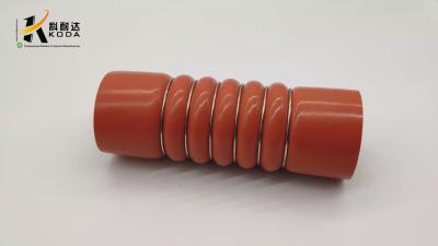 China Red Color Silicone Hose 3845011382 Reinforced Truck Silicone Hose For Benz Truck for sale