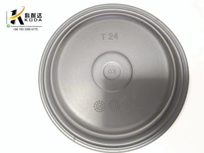 China NR Natural rubber T24 Black Color Oil Resistant Rubber Doaphragm OEM Customized Rubber Diaphragm for sale