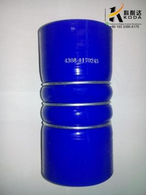 China 4308-1170245-01 Kamaz Silicone Rubber Hose Red Blue color 4308-1170245-01 / KAMAZ Heavy Truck Truck for sale