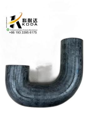 China 1450930 Rubber Hose Scania Heavy Truck Rubber Hose 1450930 Hose, retarder for silicon material with black color for sale