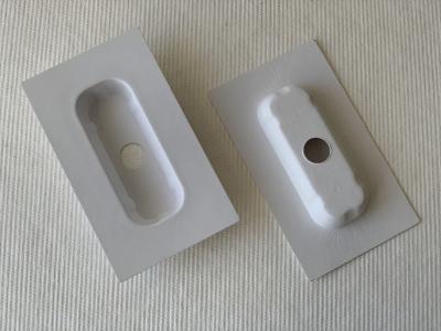 China Rigid Molded Paper Pulp Tray Smooth Surface Molded Fibre Packaging REACH RoHS Approved for sale