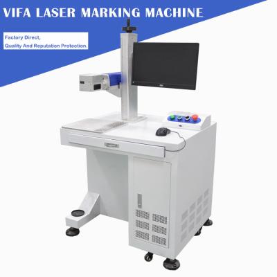 China Factory Supply Desktop 20W 30W 50W Fiber Laser Marker Machine for Metal for sale