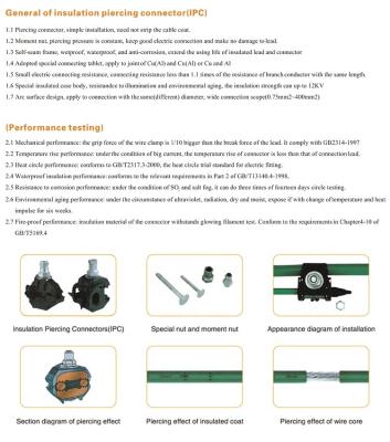 China ABC Cable Insulation Piercing Connector for sale