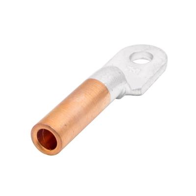 China Good Electrical Conductivity Wire Copper Crimp Connector / Tinned Copper Cable Lug Supports Types for sale