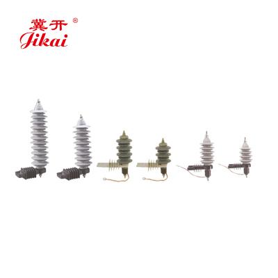 China Wholesale Price 3-40.5kV Metal Zinc Oxide Polymer Surge Arrester Lightning Arrester Arrester for sale