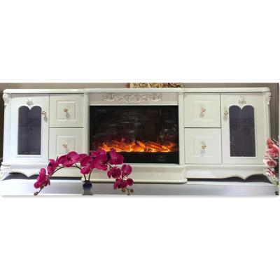 China Simple Design Durable Modern Style Living Room Fire Place Furniture TV Stand With Fireplace for sale