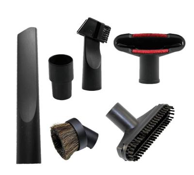 China High Quality Universal Vacuum Cleaner Spare Parts Kit Brush Nozzle Crevice Tool for 1 1/4 inch & 1 3/8 inch Standard Hose 6pcs for sale