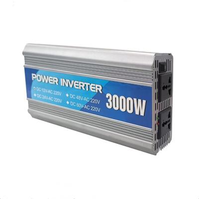 China Wholesale 12v 24V 48V dc to ac 220v 3000w power repair sine wave inverter 370*200*90mm for sale