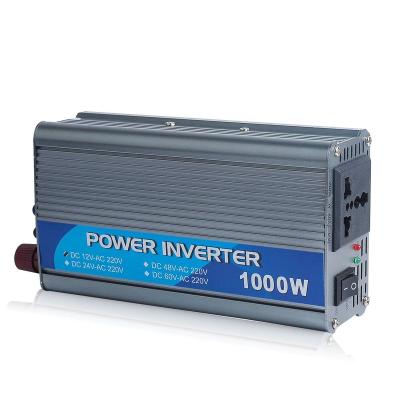 China Aluminum Shell Custom Off Grid Modified Sine Wave AC 110V 220V 1000w Inverters 1000Watt Power Inverter For Car for sale