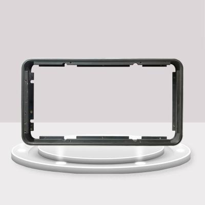 China Quick View CNC Aluminum Touch Mount Aluminum Bezel Flat Frame Monitor DC EV Charger LCD Display Wide Touch Monitor Machining Flat Frame Black Anodized Aluminum Front Bezel for sale