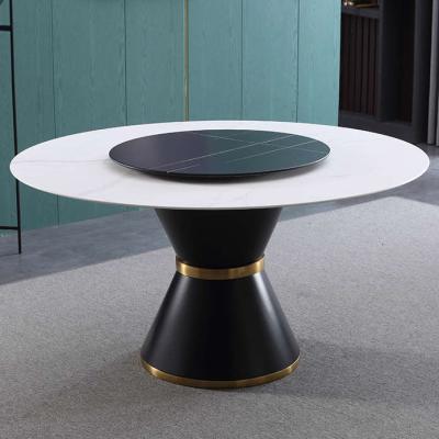 China Removable Cover Restaurant Furniture Design Luxury Modern Elegant Dining Table for sale