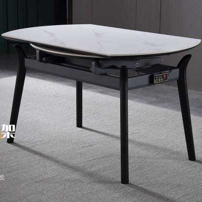 China (Other) restaurant furniture design adjustable luxury modern stylish dining table for sale