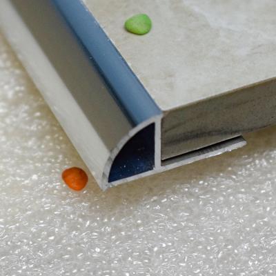 China Corner Protection 20% Off Aluminum Round Edge Close Tile Trim In Various Sizes for sale