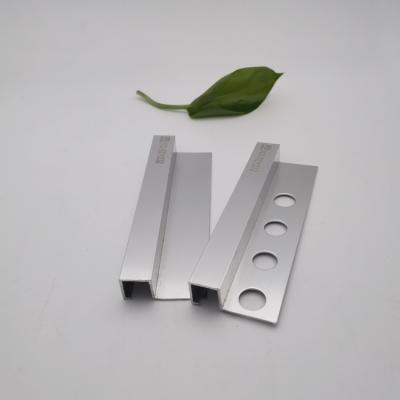 China Modern Aluminum Ceramic Edge Profile Polish Square Tile Trim for sale