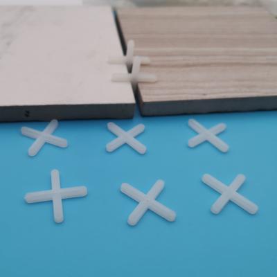 China 1mm 1.5mm 3mm Modern Plastic White Tile Spacers for sale