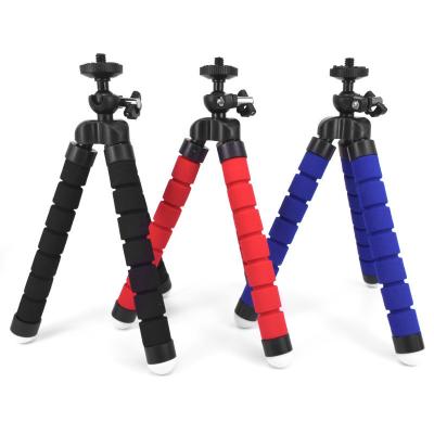 China ABS& SPONGE Mobile Phone Tripod Phone Camera Accessory Holder and Pocket Tripod Portable Phone Holder for sale