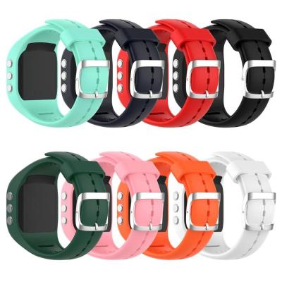 China Replacement Plastic Silicone Watch Band Wrist Watch Band Straps Strap For Polar Tracker A300 Wrist Watch for sale