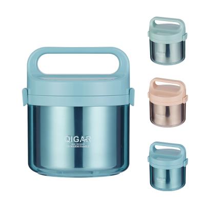 China Best Selling Freshness Preservation Vacuum Food Warmer Container Portable Stainless Steel Insulated Lunch Box for sale