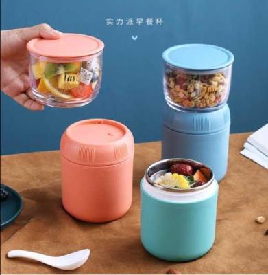 China Hot Insulated Hot Insulated Soup Breakfast Cup Double Layer Thermal Eco-Friendly Cup Freshness Preservation Cup Breakfast Cup for sale