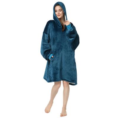 China Plus Size Wearable Covering Sweatshirt For Women And Men Warm Thick Flannel Large Superb And Comfortable Covering Hoodie for sale