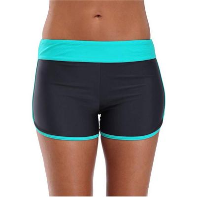 China Factory Plus Size OEM Custom Design Women Beachwear Shorts Womens Stretch Swim Shorts for sale