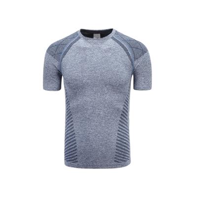 China China Wholesale Price Men's Seamless Summer Breathable Thin Cotton T-shirt Short Sleeve Shirt for sale