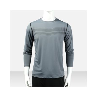 China New 2021 fashion quick-drying custom summer breathable casual men's simple long-sleeved T-shirt for sale