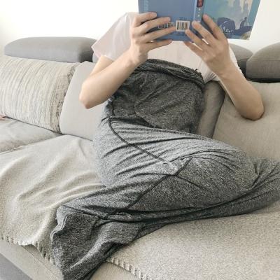 China OEM Machine Washable Wearable Blanket Weighted Sleeping Pod Customized Covering Alternative Blanket for sale