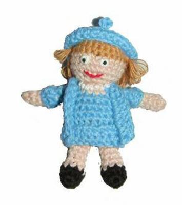 China Handmade Plush Crochet Queen Toys Cotton Knitting Yarn Crochet Key Chain Toys for sale