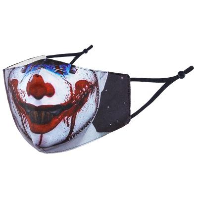 China Reusable Halloween Occasion Party Mask Grimace Anti Bacteria Anti Virus Apatter Proof Cheap Scary Design 3D Cotton for sale