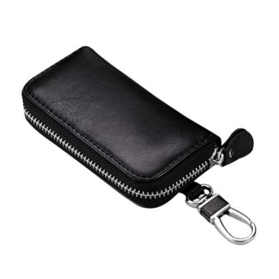 China Latest Fashion Hot Original High Quality Real Cowhide Genuine Leather OEM Free Custom Key Holder Bag for sale