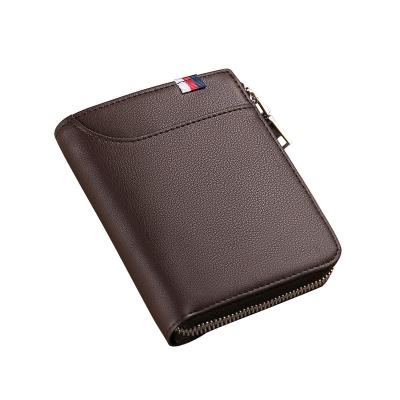 China New arrival RFID new arrival high quality first layer rfid wallet case genuine leather free logo customize OEM service for sale