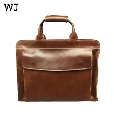 China High quality vintage style hot sale men's handbag vintage style handbag for men MOQ 1 piece in stock OEM service for sale